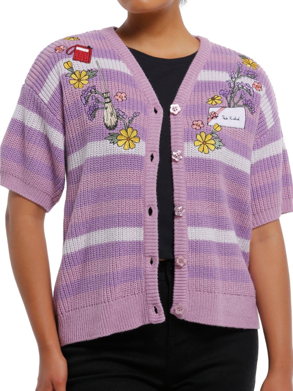 Studio Ghibli Kiki’s Delivery Service Icons Short Sleeve Cardigan Hot Topic